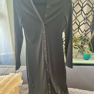 Button up dress